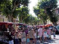 Le marché de Provence à Bédoin