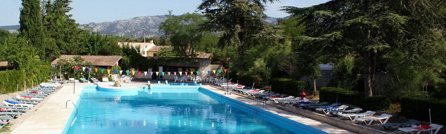 The pool at the campsite